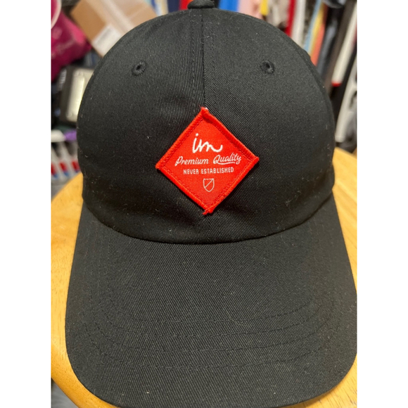 im Baseball Cap Black Red Unisex One Size - Picture 1 of 7